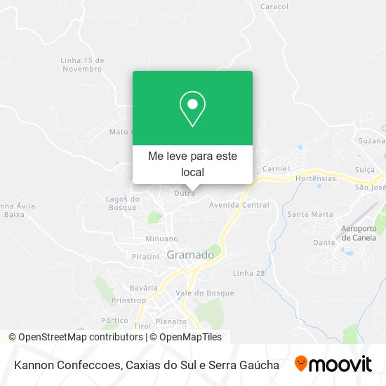 Kannon Confeccoes mapa