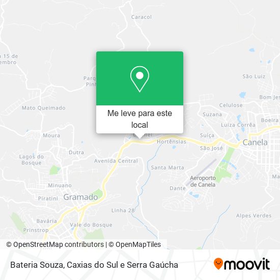 Bateria Souza mapa