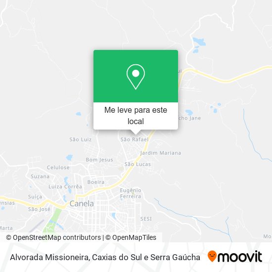 Alvorada Missioneira mapa