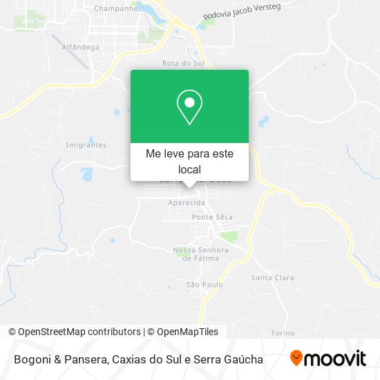 Bogoni & Pansera mapa