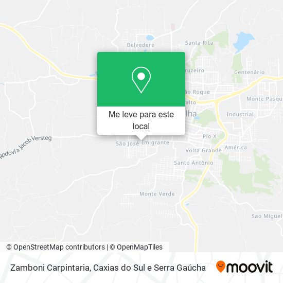 Zamboni Carpintaria mapa
