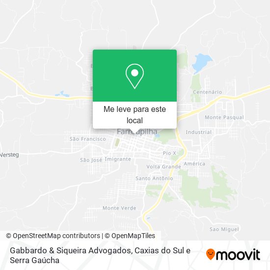 Gabbardo & Siqueira Advogados mapa