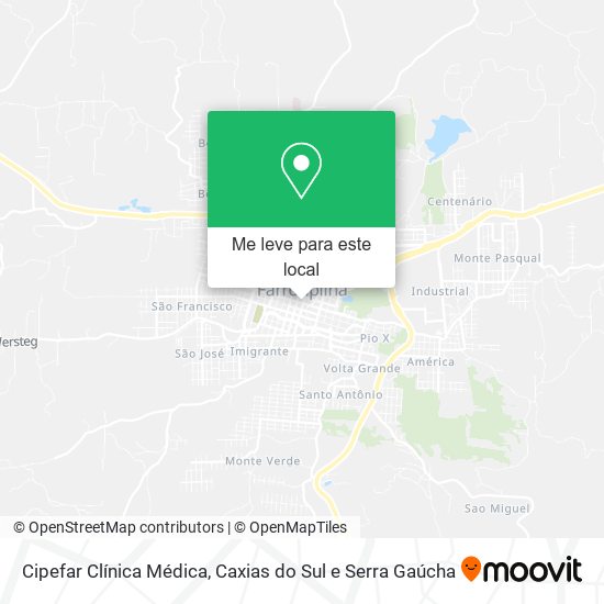 Cipefar Clínica Médica mapa