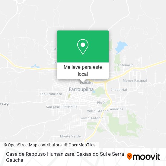 Casa de Repouso Humanizare mapa