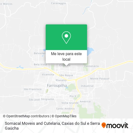 Somacal Moveis and Cutelaria mapa
