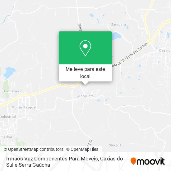 Irmaos Vaz Componentes Para Moveis mapa