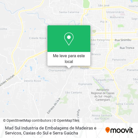 Mad Sul Industria de Embalagens de Madeiras e Servicos mapa