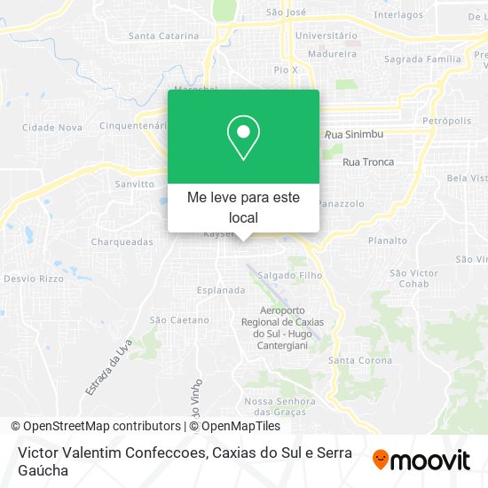 Victor Valentim Confeccoes mapa