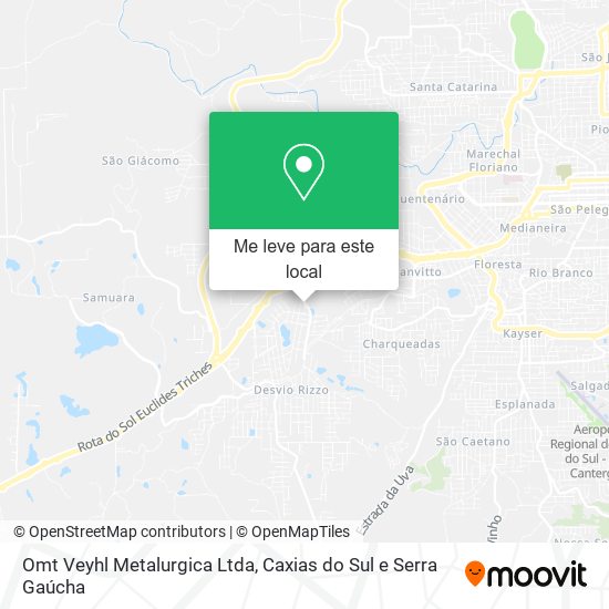 Omt Veyhl Metalurgica Ltda mapa