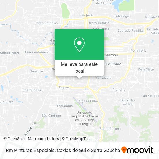 Rm Pinturas Especiais mapa