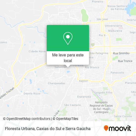 Floresta Urbana mapa