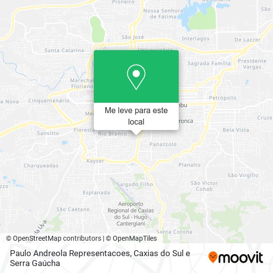 Paulo Andreola Representacoes mapa