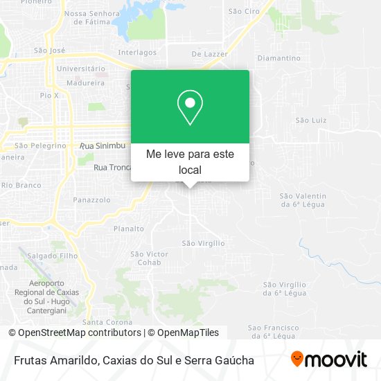 Frutas Amarildo mapa