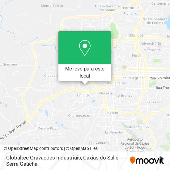 Globaltec Gravações Industriais mapa