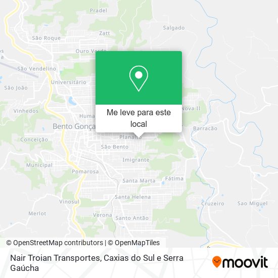 Nair Troian Transportes mapa