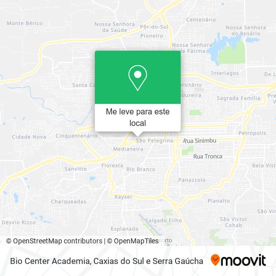 Bio Center Academia mapa