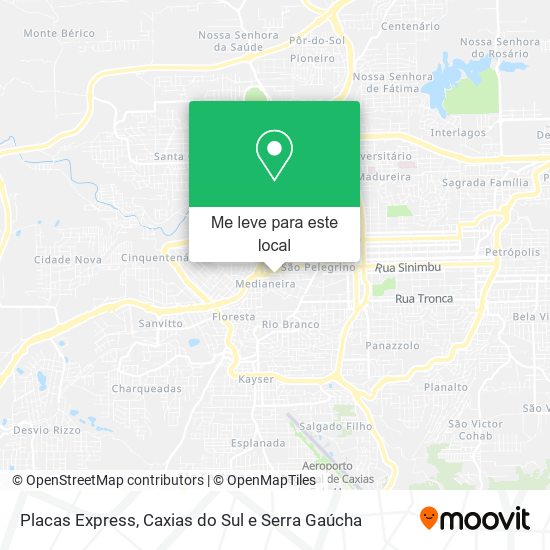 Placas Express mapa