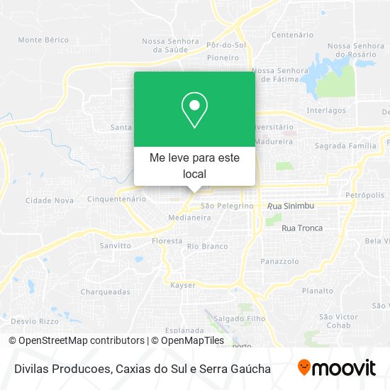 Divilas Producoes mapa