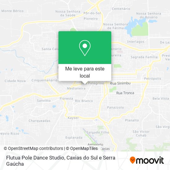 Flutua Pole Dance Studio mapa