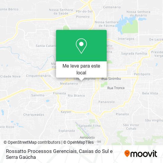 Rossatto Processos Gerenciais mapa