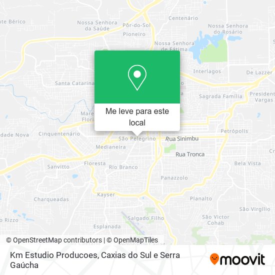 Km Estudio Producoes mapa