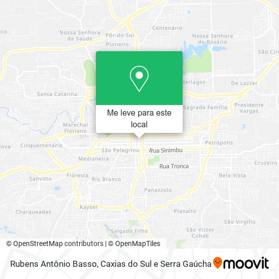 Rubens Antônio Basso mapa
