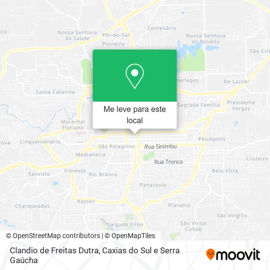 Clandio de Freitas Dutra mapa