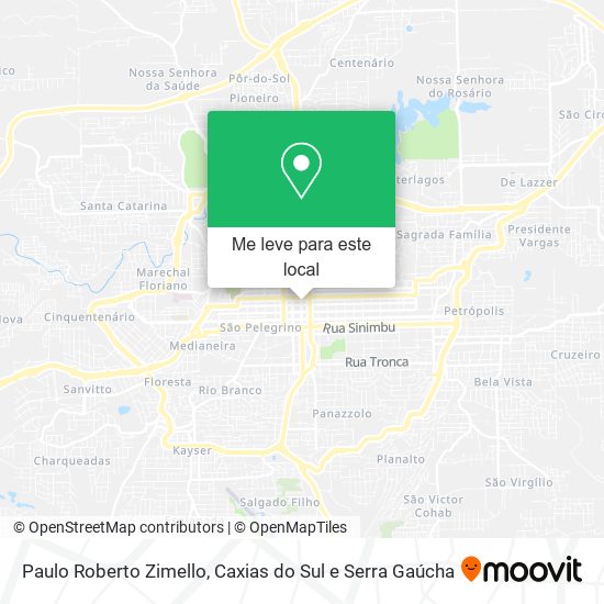 Paulo Roberto Zimello mapa