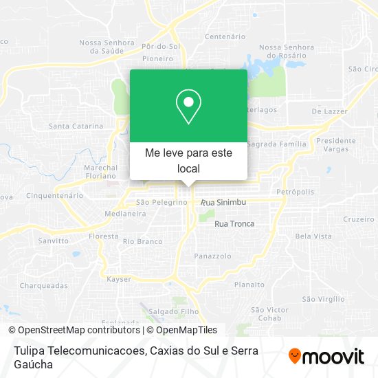 Tulipa Telecomunicacoes mapa