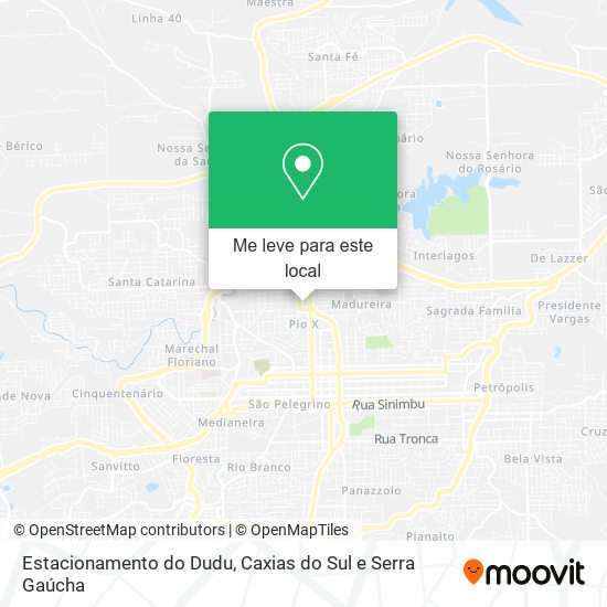 Estacionamento do Dudu mapa