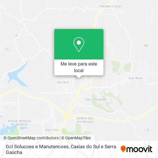 Gcl Solucoes e Manutencoes mapa