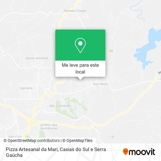 Pizza Artesanal da Mari mapa