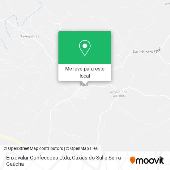 Enxovalar Confeccoes Ltda mapa