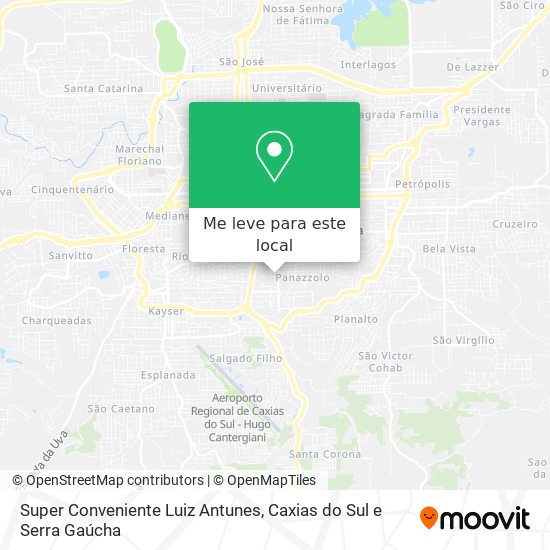 Super Conveniente Luiz Antunes mapa