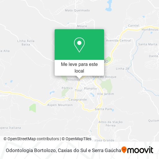 Odontologia Bortolozo mapa