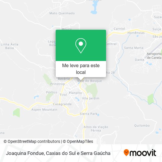 Joaquina Fondue mapa