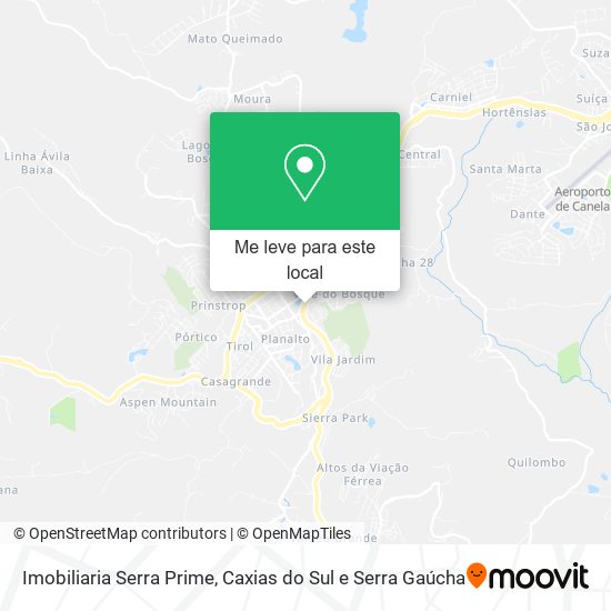 Imobiliaria Serra Prime mapa