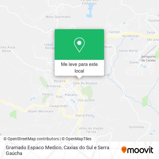 Gramado Espaco Medico mapa