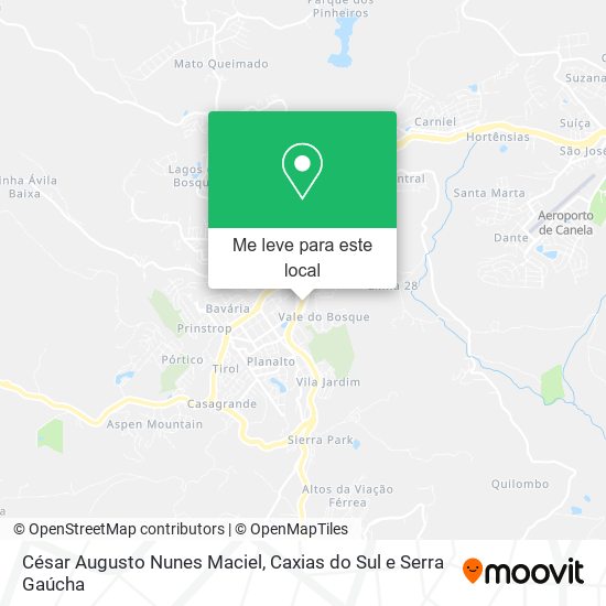 César Augusto Nunes Maciel mapa