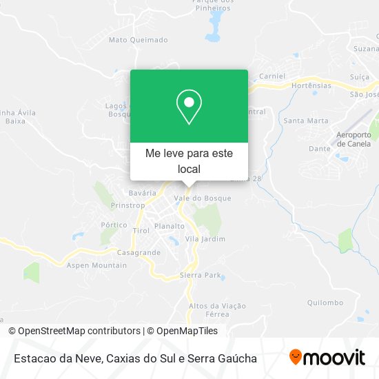 Estacao da Neve mapa