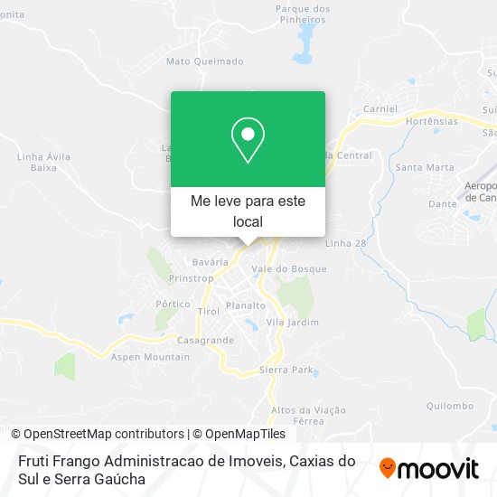 Fruti Frango Administracao de Imoveis mapa