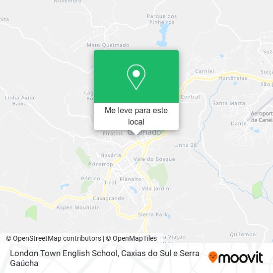 London Town English School mapa
