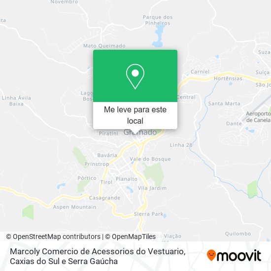 Marcoly Comercio de Acessorios do Vestuario mapa