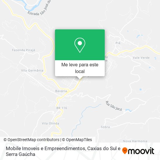 Mobile Imoveis e Empreendimentos mapa