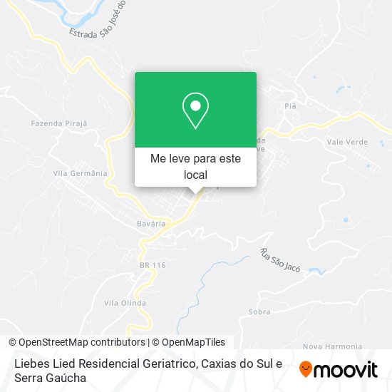 Liebes Lied Residencial Geriatrico mapa
