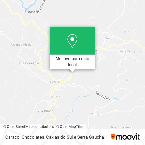 Caracol Chocolates mapa