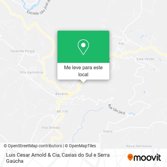 Luis Cesar Arnold & Cia mapa