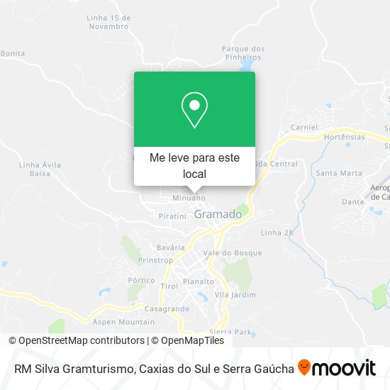 RM Silva Gramturismo mapa