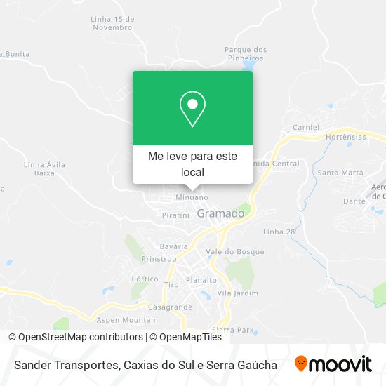 Sander Transportes mapa