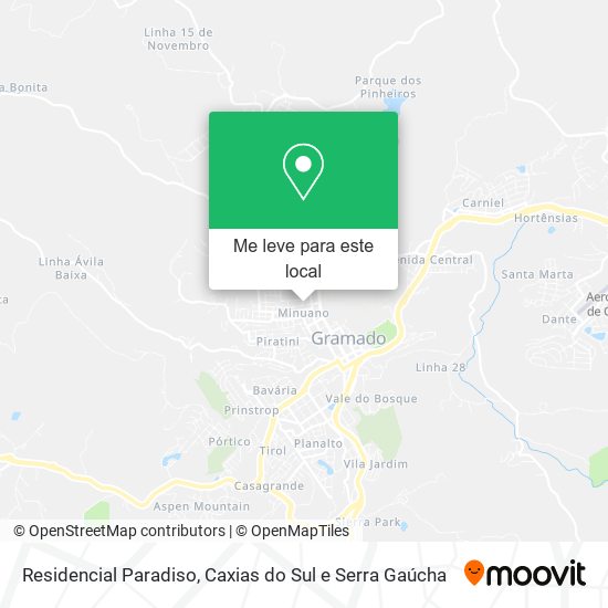 Residencial Paradiso mapa